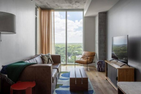 20th floor condo with pool on Rainey Street by Locale